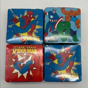 NWT Marvel Magic Towel Washcloths 12x12" Collectible (Set of 4)